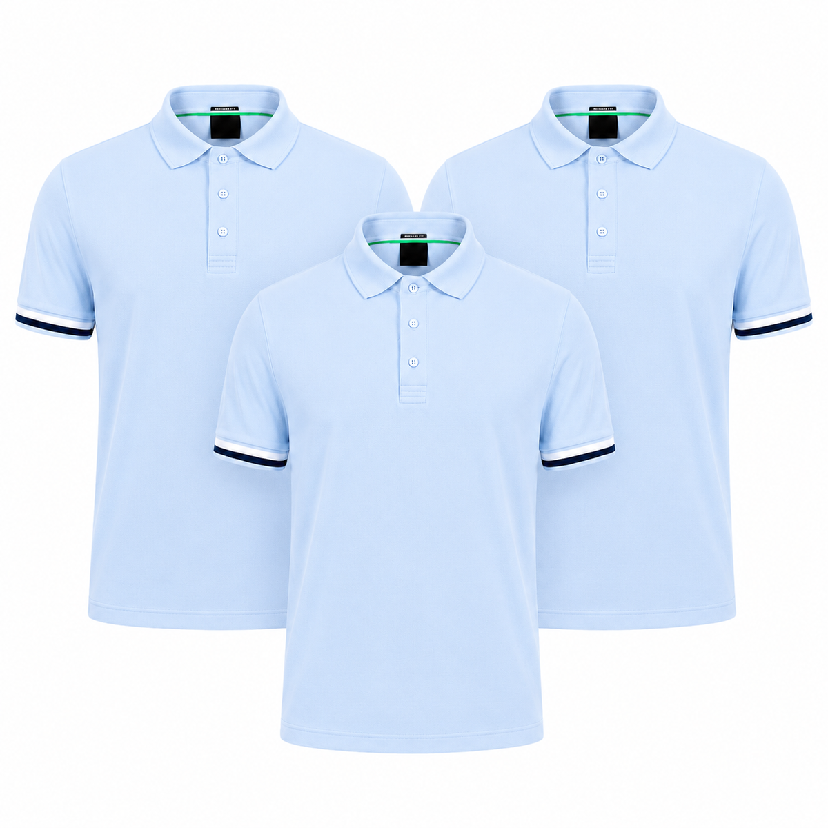 3-Pack Classic Polo Shirts