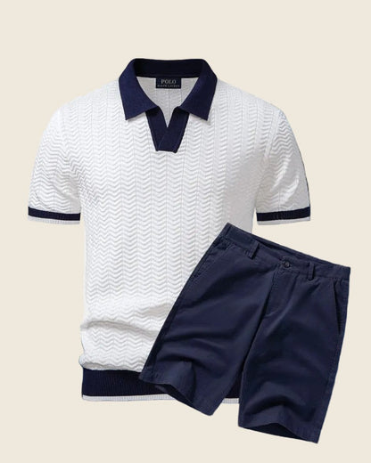 Old Money Polo Shirt + Shorts Set