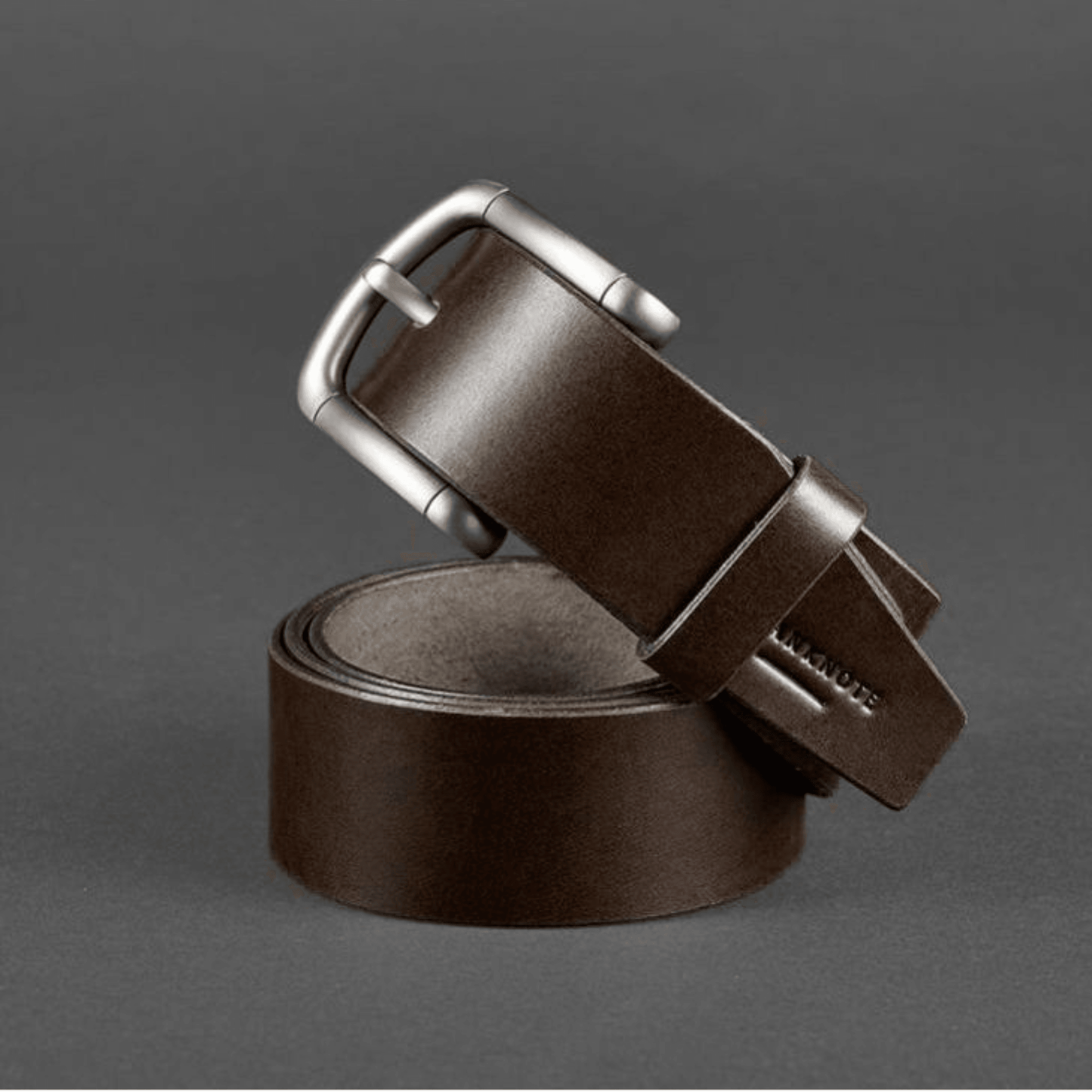 Handmade  Brown Leather Men's Belt for Jeans High Quality
