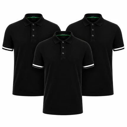 The Premium Polo Set — Pack of 3