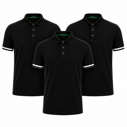 3-Pack Classic Polo Shirts