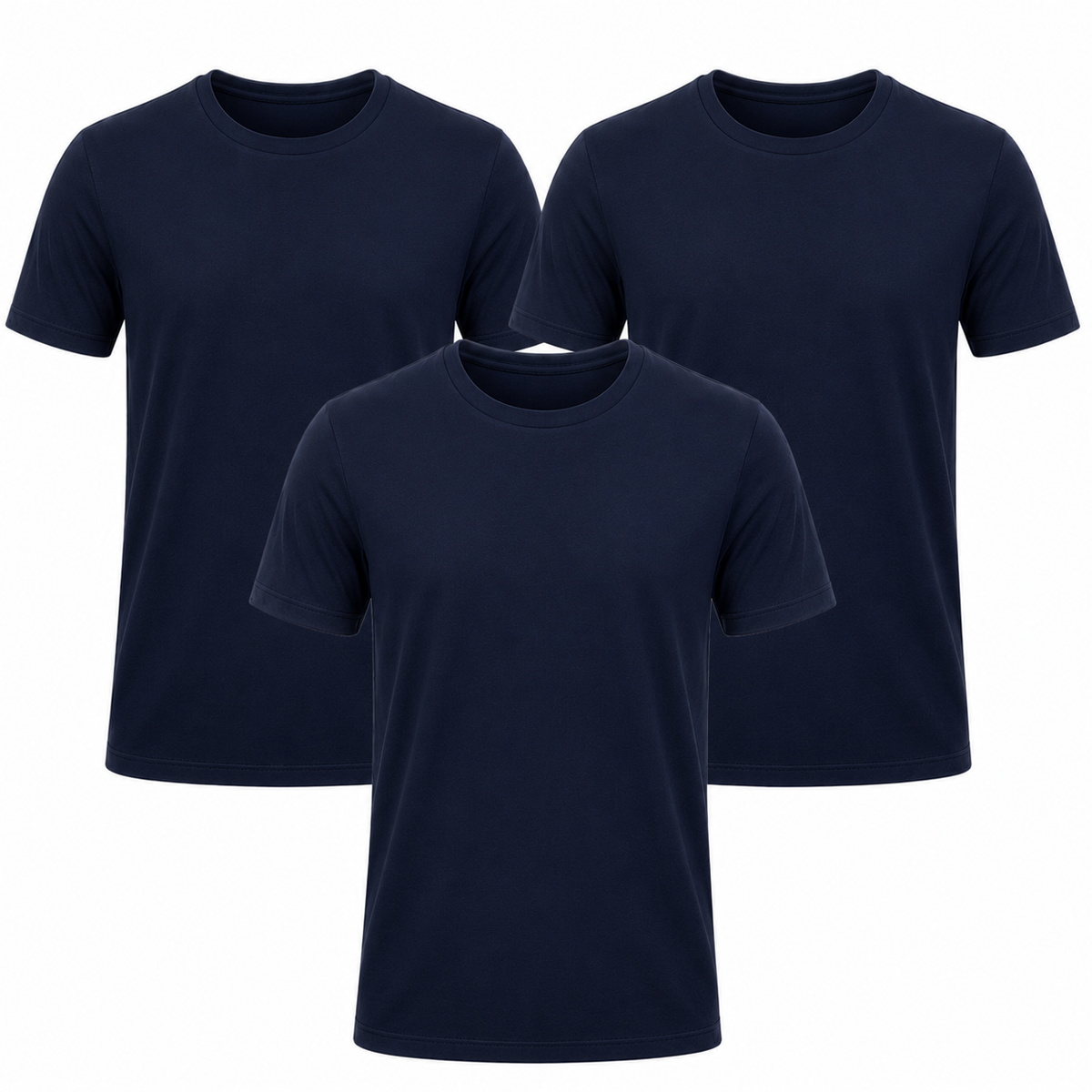 Pack-3 Camisetas Classicas Essenciais