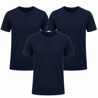 Pack-3 Camisetas Classicas Essenciais