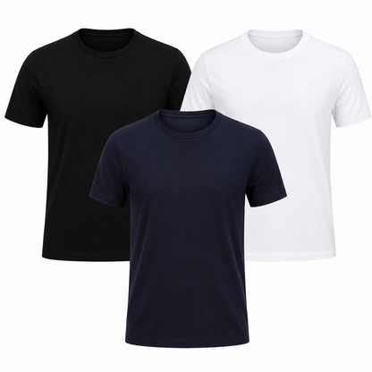3-Pack Classic Essential Shirts