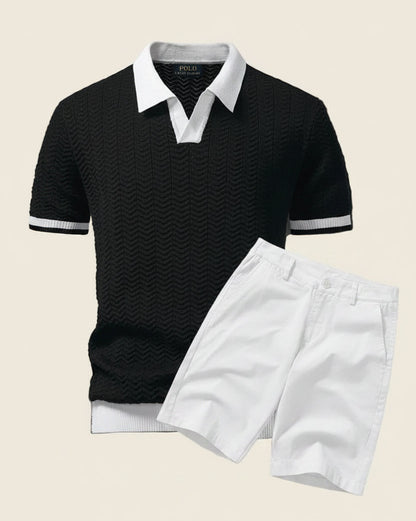Old Money Polo Shirt + Shorts Set