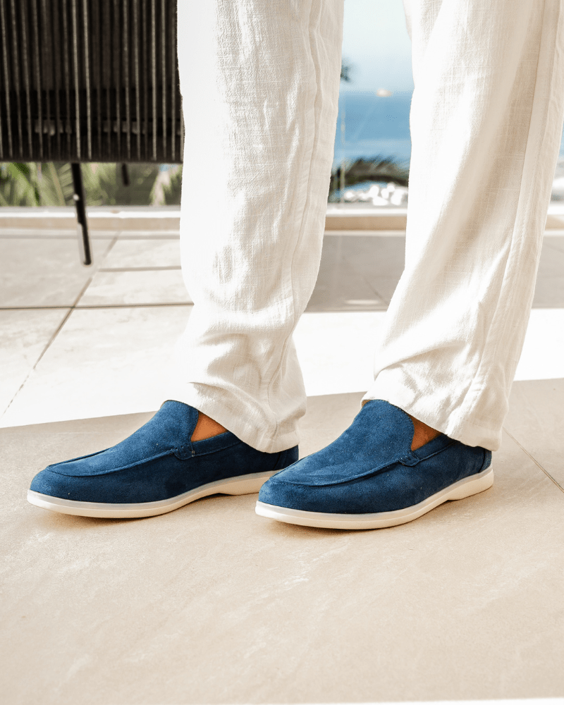Old Money Suede Loafers - Sanvelier