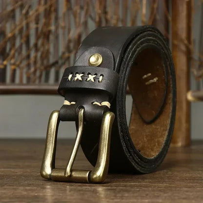 EVEREST FULL-GRAIN LEATHER BELT