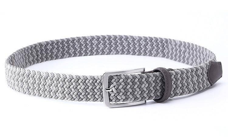 Vintage Elastic Braided Belt For Men, Zviadi Model